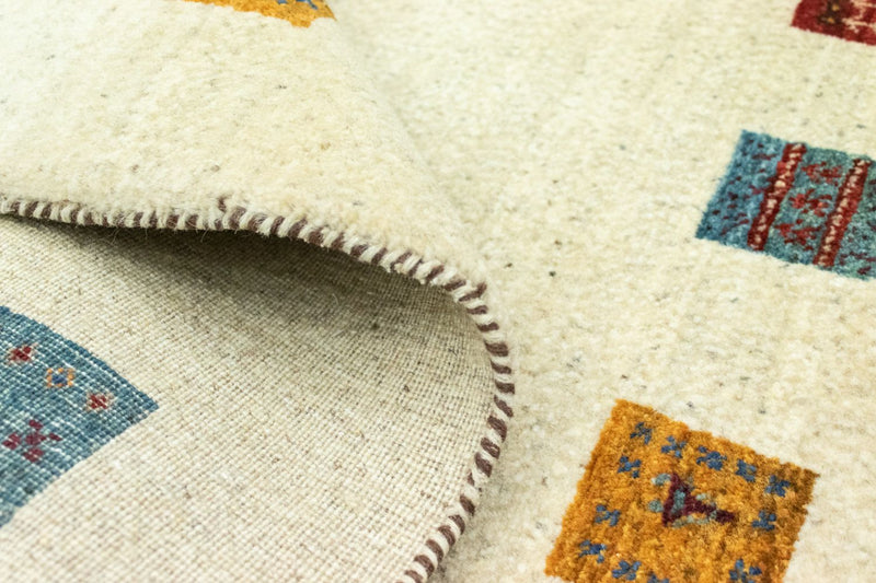 Gabbeh teppe - Loribaft persisk teppe - 128 x 80 cm - beige