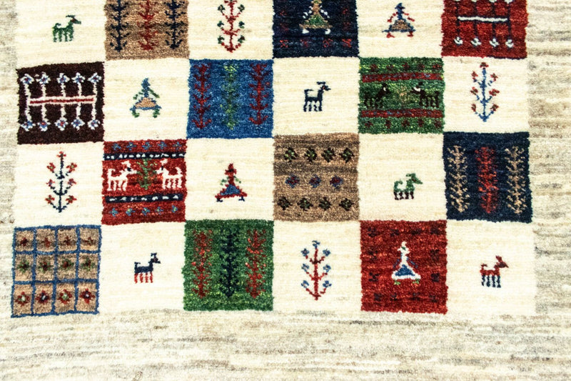 Loribaft Teppe 125x82cm - Perserteppich Wollteppich