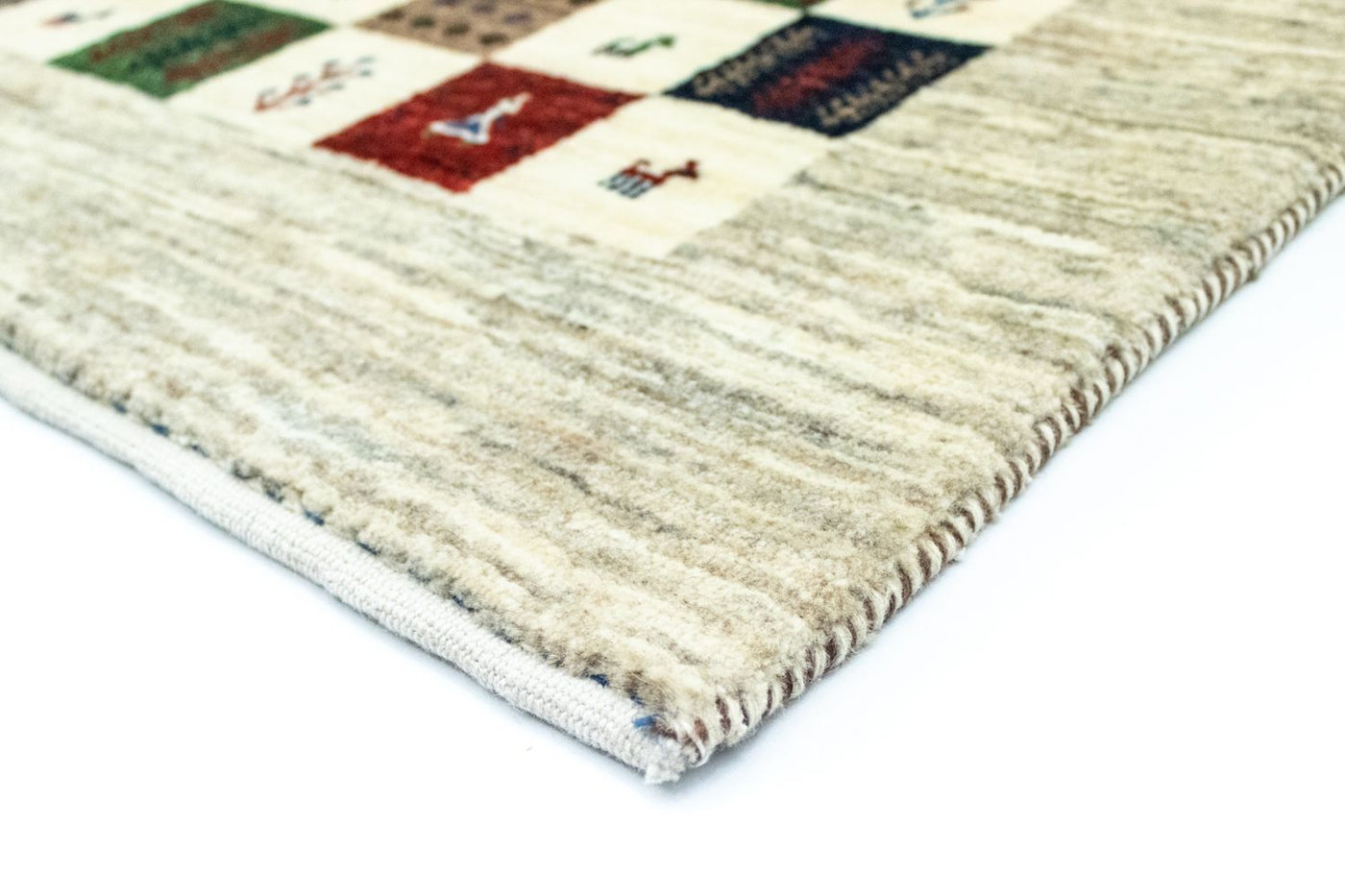 Loribaft Teppe 125x82cm - Perserteppich Wollteppich