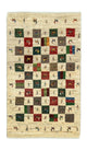 Persisk Gabbeh Teppe 129x80cm - Perserteppich Wollteppich