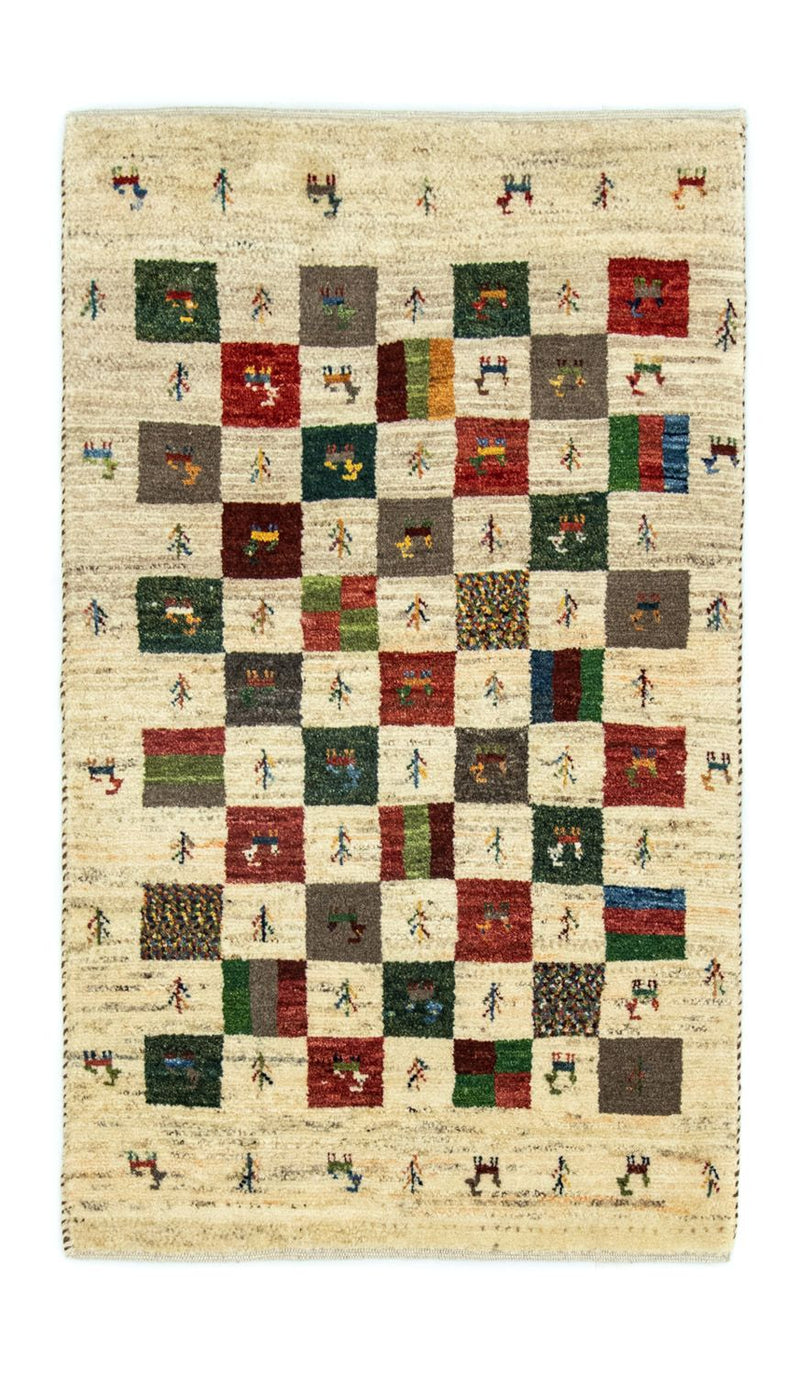 Persisk Gabbeh Teppe 129x80cm - Perserteppich Wollteppich