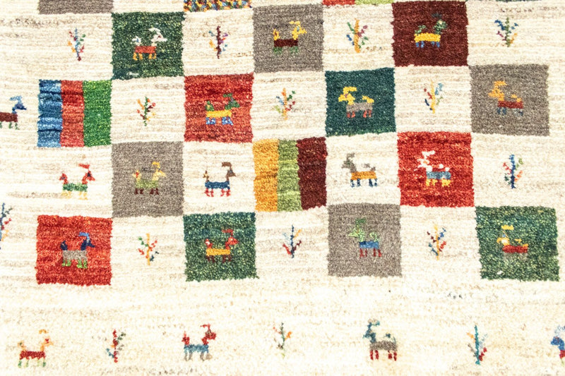 Persisk Gabbeh Teppe 129x80cm - Perserteppich Wollteppich