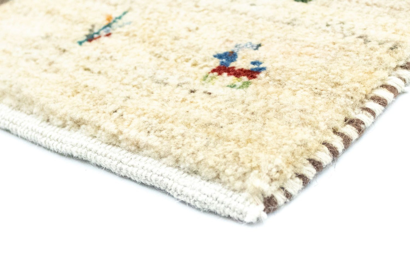 Persisk Gabbeh Teppe 129x80cm - Perserteppich Wollteppich