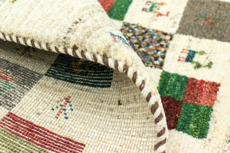 Persisk Gabbeh Teppe 129x80cm - Perserteppich Wollteppich