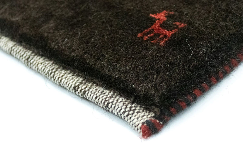 Persisk Gabbeh Teppe 130x85cm - Perserteppich Wollteppich