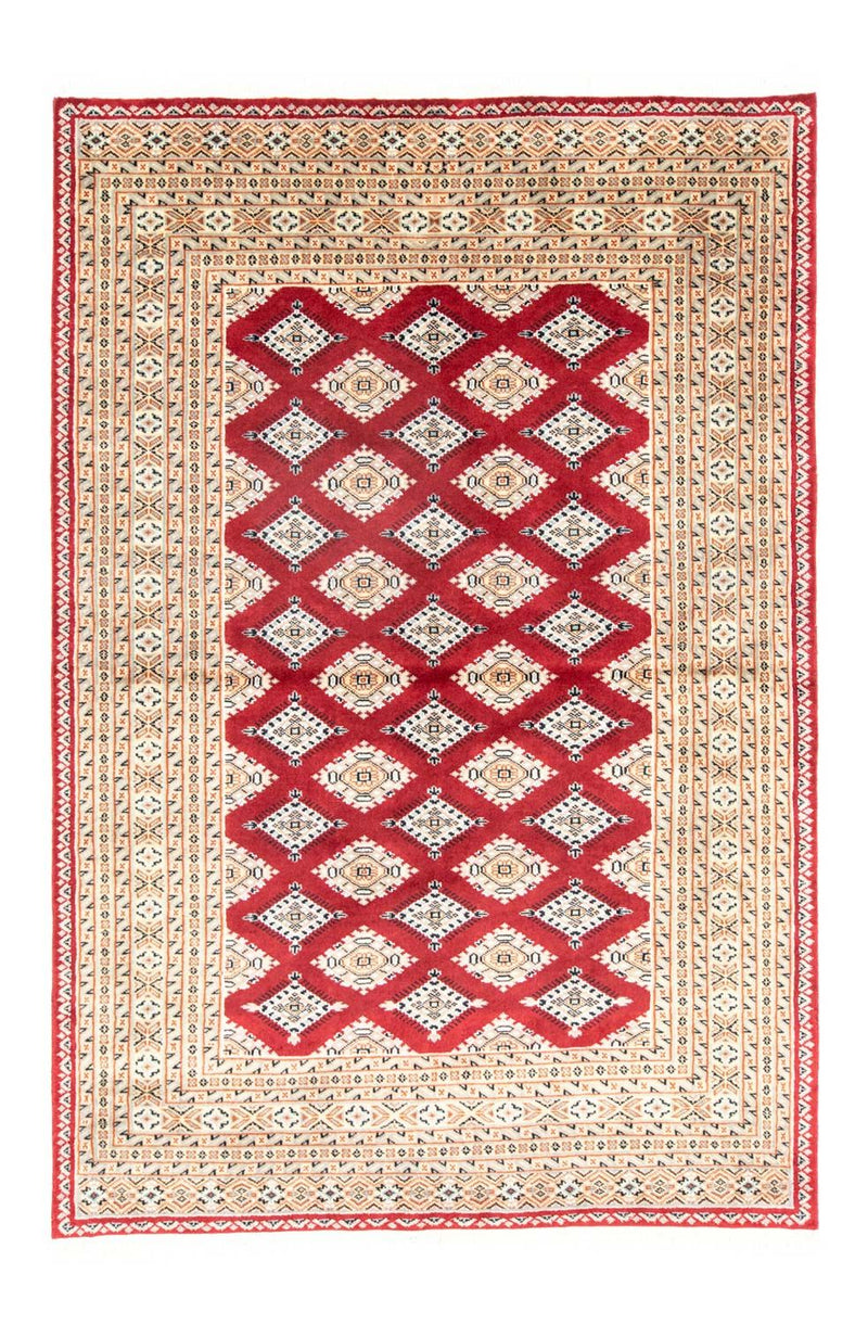 Pakistan teppe - 207 x 143 cm - rød