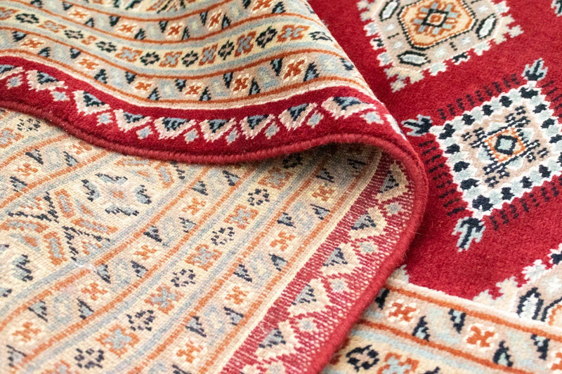 Pakistan teppe - 207 x 143 cm - rød