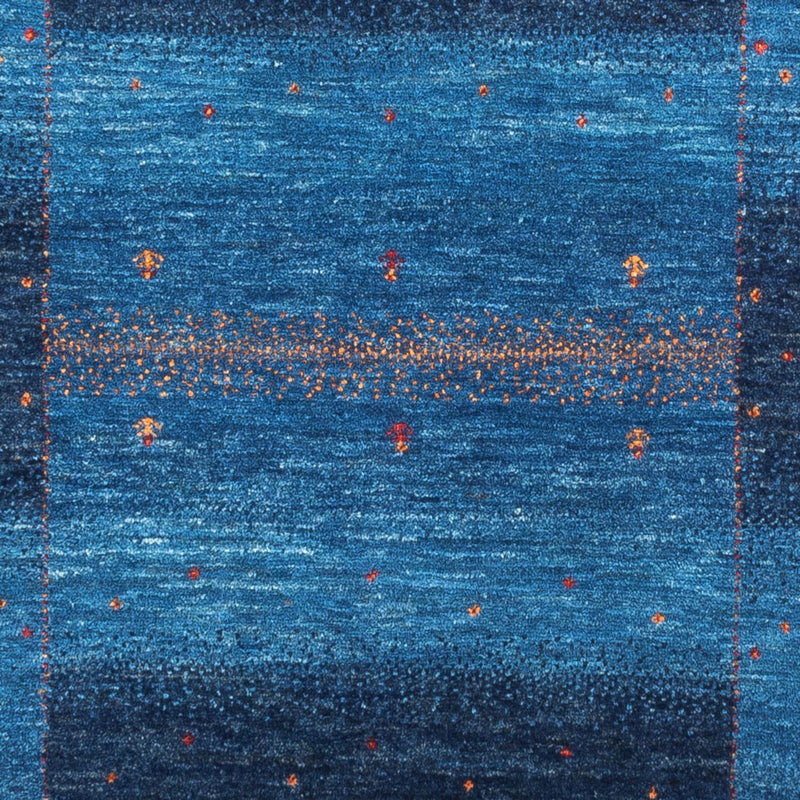 Gabbeh teppe - Loribaft persisk teppe - 129 x 85 cm - blå