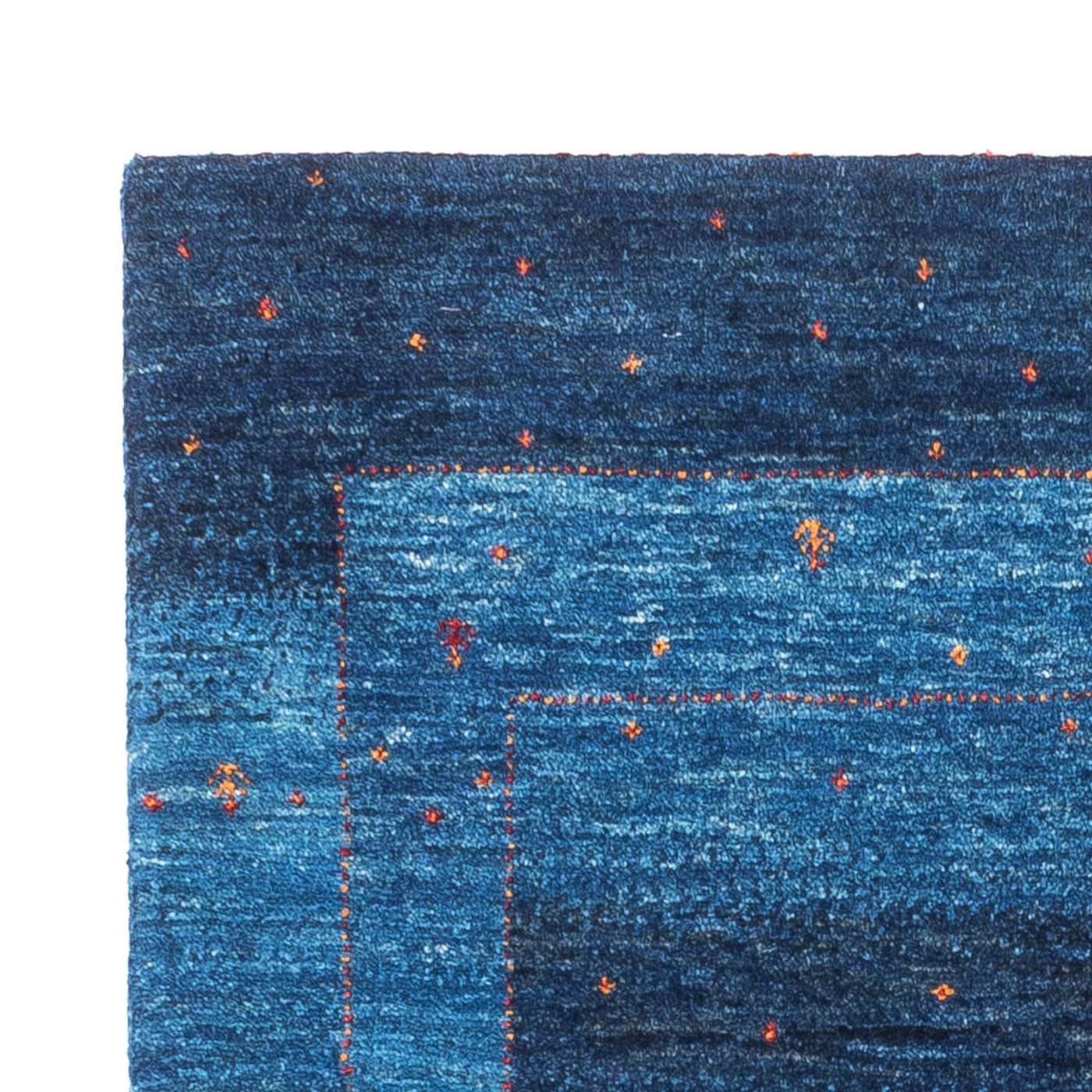 Gabbeh teppe - Loribaft persisk teppe - 129 x 85 cm - blå