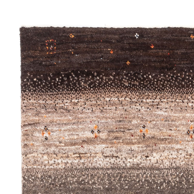 Loribaft Teppe 82x127cm - Perserteppich Wollteppich - grå