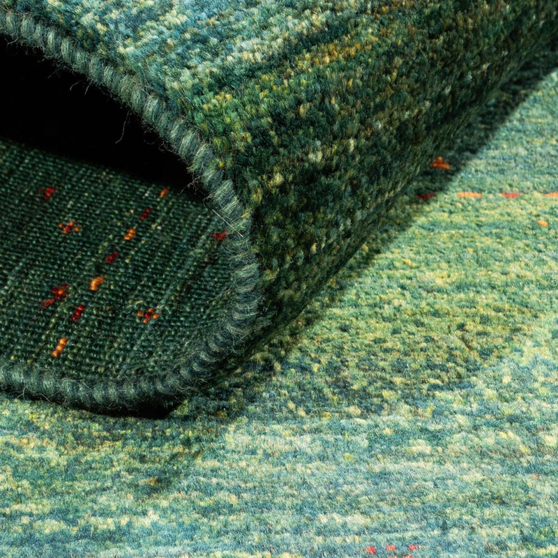 Gabbeh teppe - Loribaft persisk teppe - 125 x 85 cm - grønn