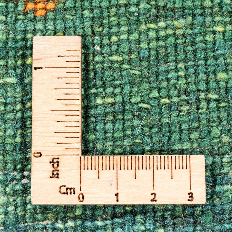 Gabbeh teppe - Loribaft persisk teppe - 125 x 85 cm - grønn