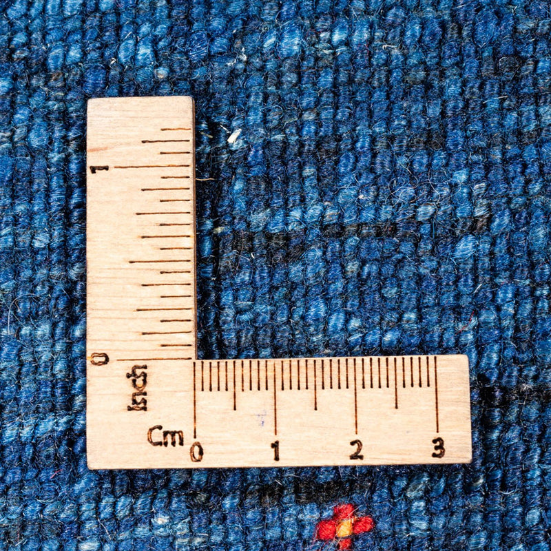 Gabbeh teppe - Loribaft persisk teppe - 132 x 83 cm - blå