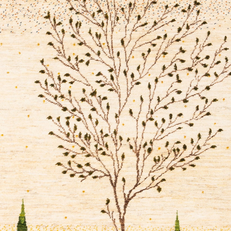 Loribaft Teppe 129x175cm - Perserteppich Wollteppich