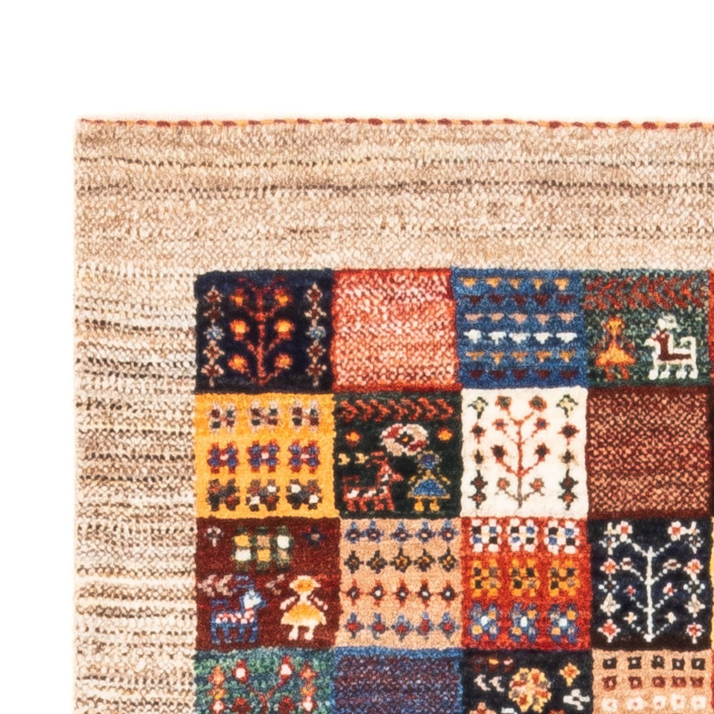 Loribaft Teppe 132x84cm - Perserteppich Wollteppich