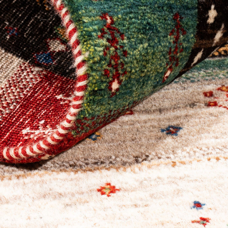 Loribaft Teppe 124x83cm - Perserteppich Wollteppich