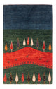 Loribaft Teppe 126x82cm - Perserteppich Wollteppich