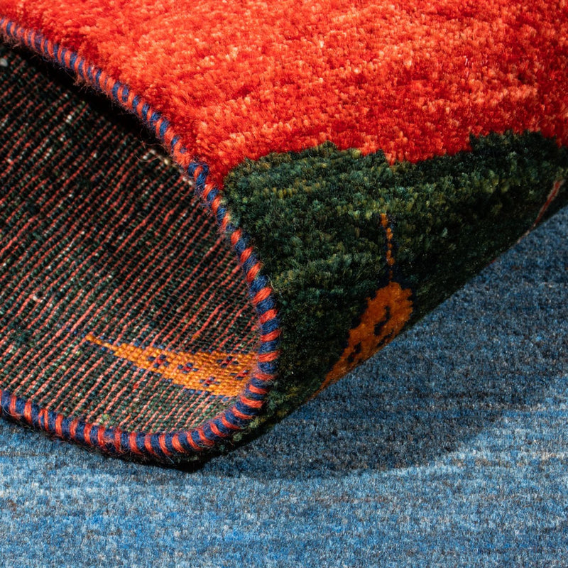 Loribaft Teppe 126x82cm - Perserteppich Wollteppich