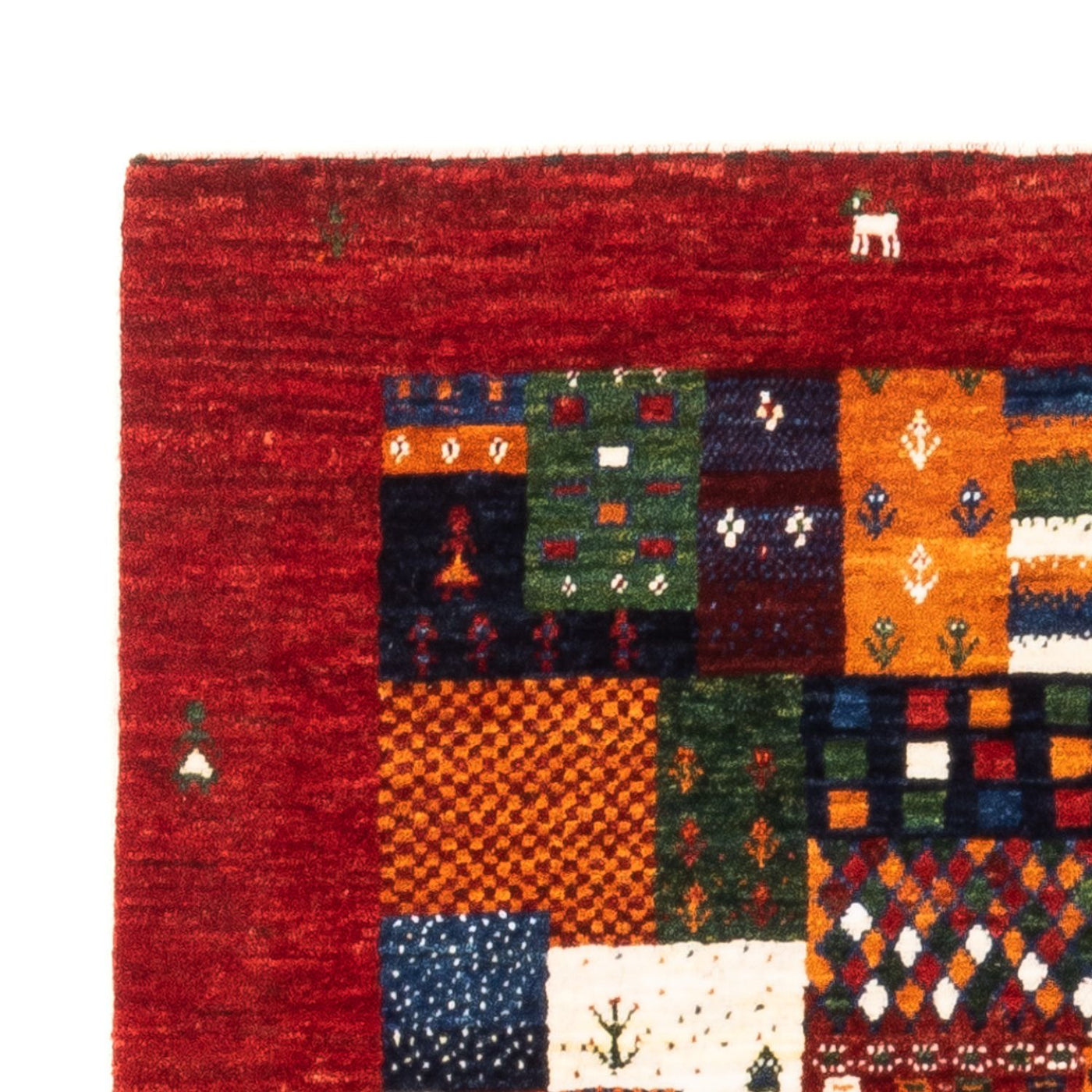 Loribaft Teppe 125x93cm - Perserteppich Wollteppich