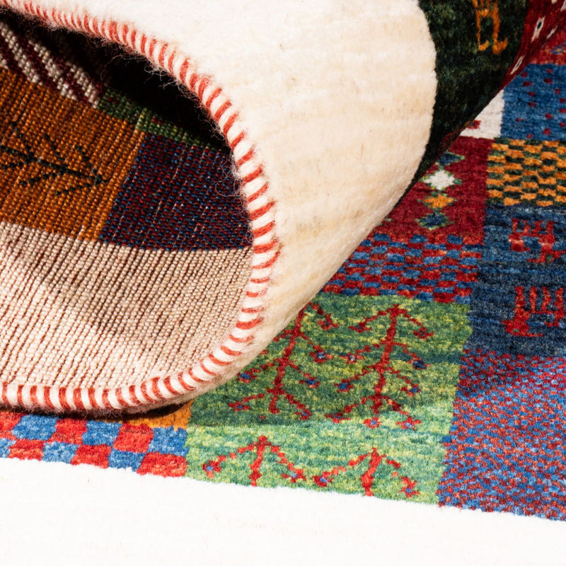 Loribaft Teppe 124x85cm - Perserteppich Wollteppich