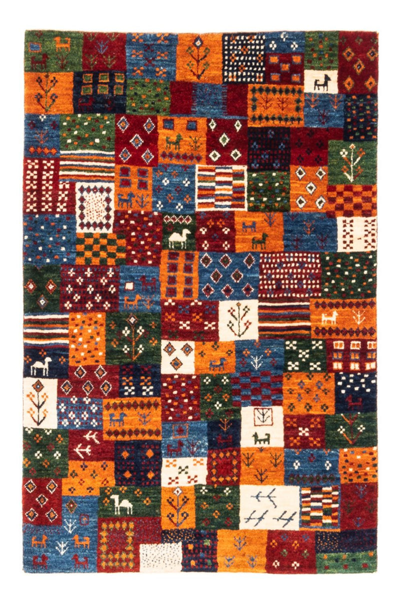 Loribaft Teppe 128x87cm - Perserteppich Wollteppich