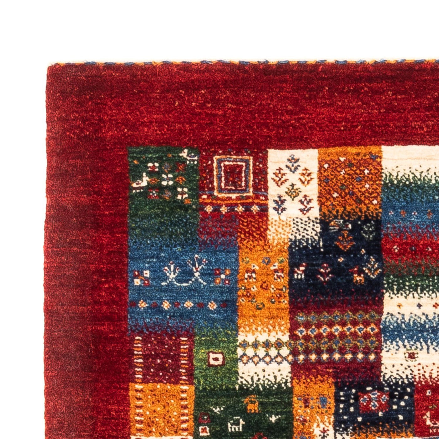 Loribaft Teppe 123x89cm - Perserteppich Wollteppich