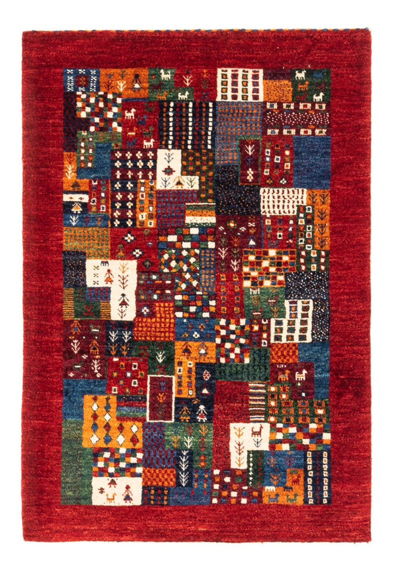Loribaft Teppe 122x84cm - Perserteppich Wollteppich