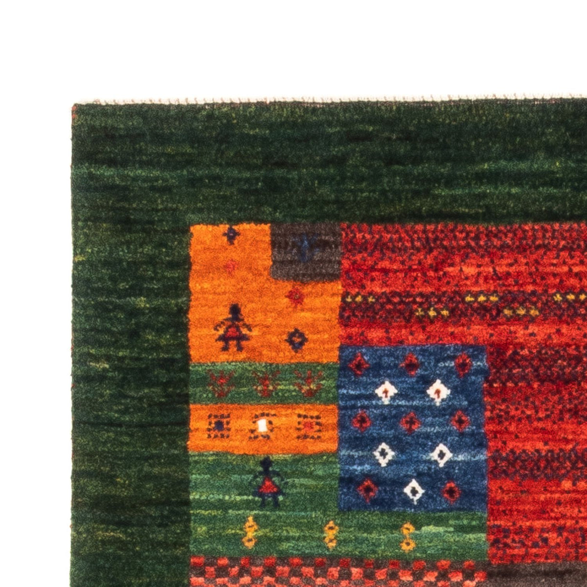 Loribaft Teppe 83x127cm - Perserteppich Wollteppich