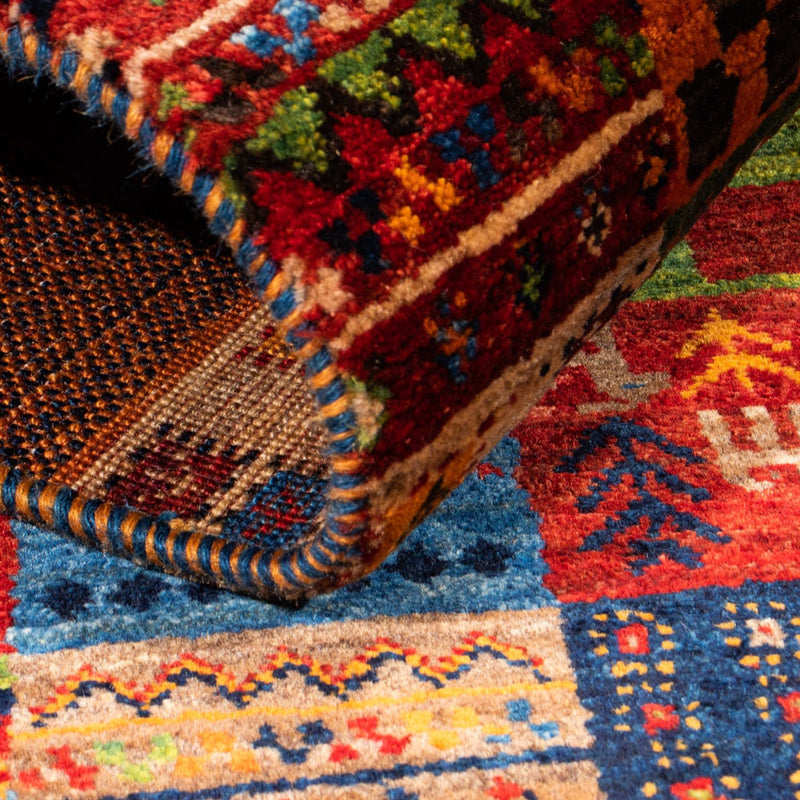 Gabbeh teppe - Loribaft persisk teppe - Royal - 124 x 80 cm - flerfarget