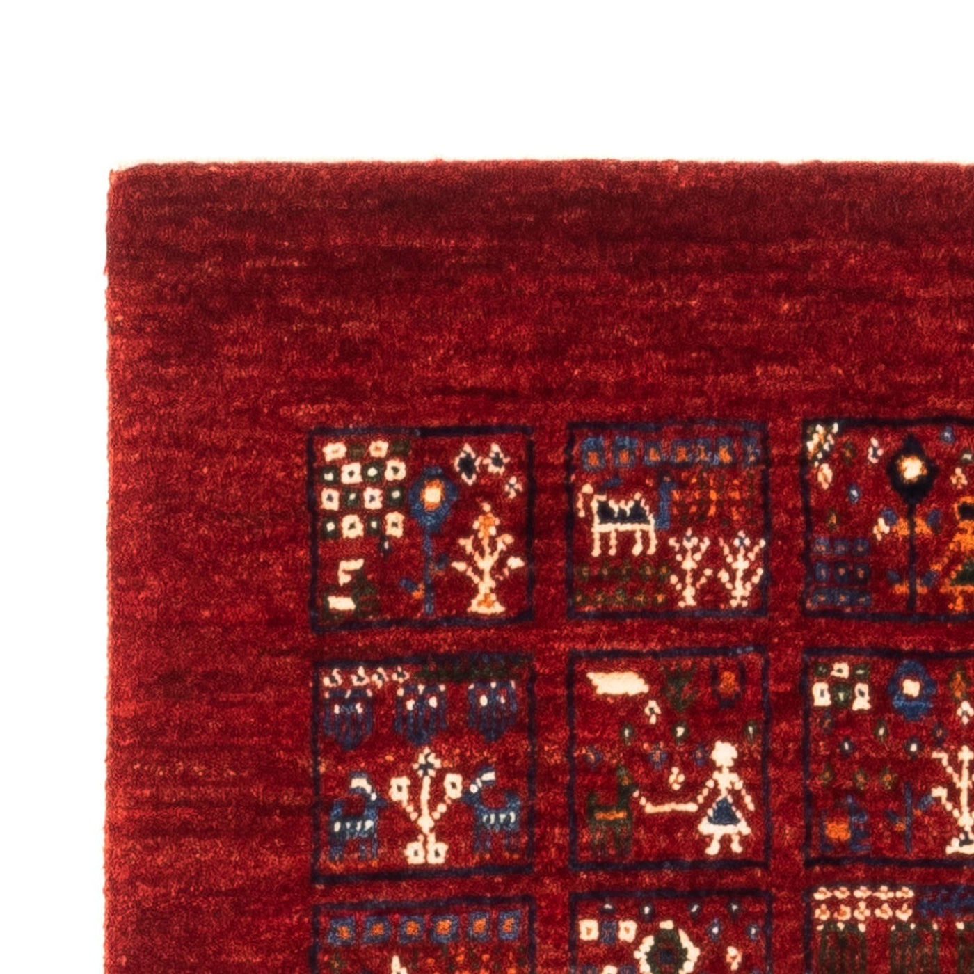 Loribaft Teppe 133x83cm - Perserteppich Wollteppich