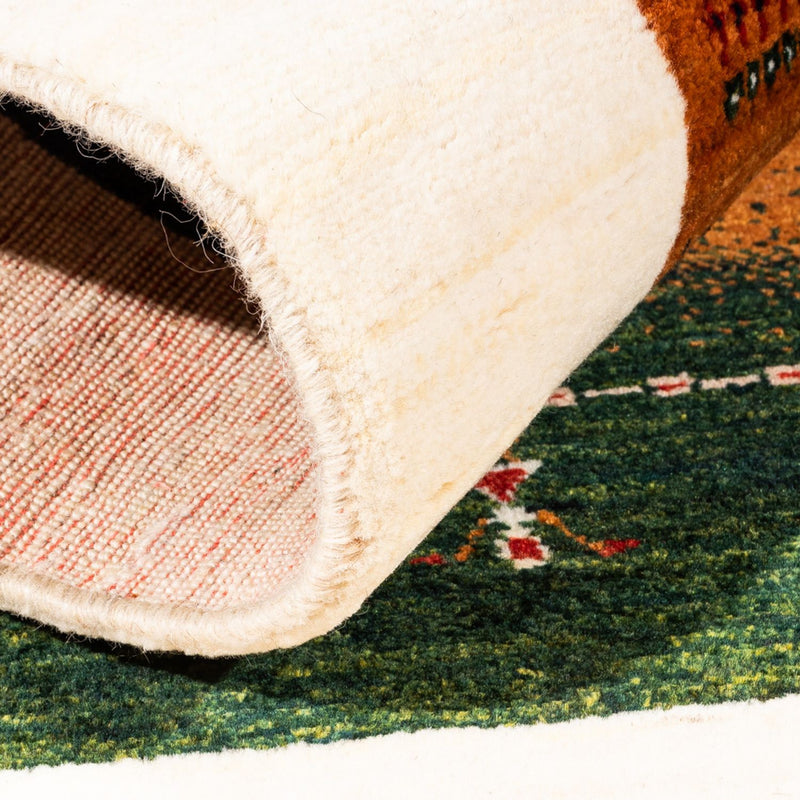 Loribaft Teppe 129x88cm - Perserteppich Wollteppich