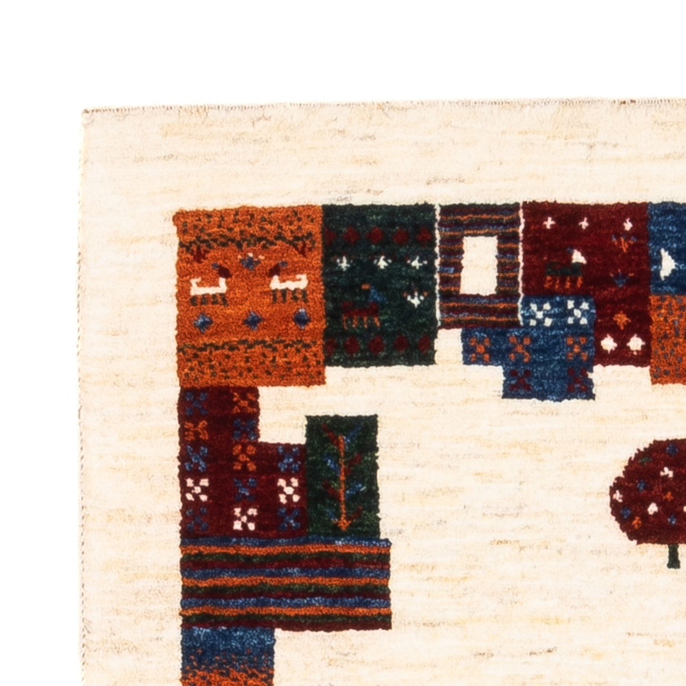 Loribaft Teppe 128x80cm - Perserteppich Wollteppich