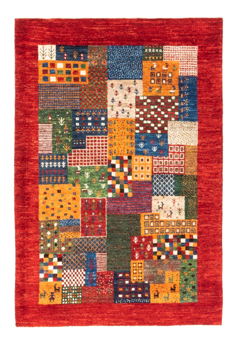Loribaft Teppe 126x86cm - Perserteppich Wollteppich