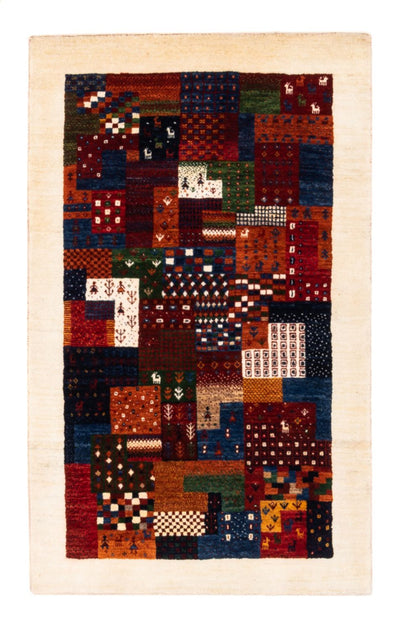 Loribaft Teppe 84x134cm - Perserteppich Wollteppich
