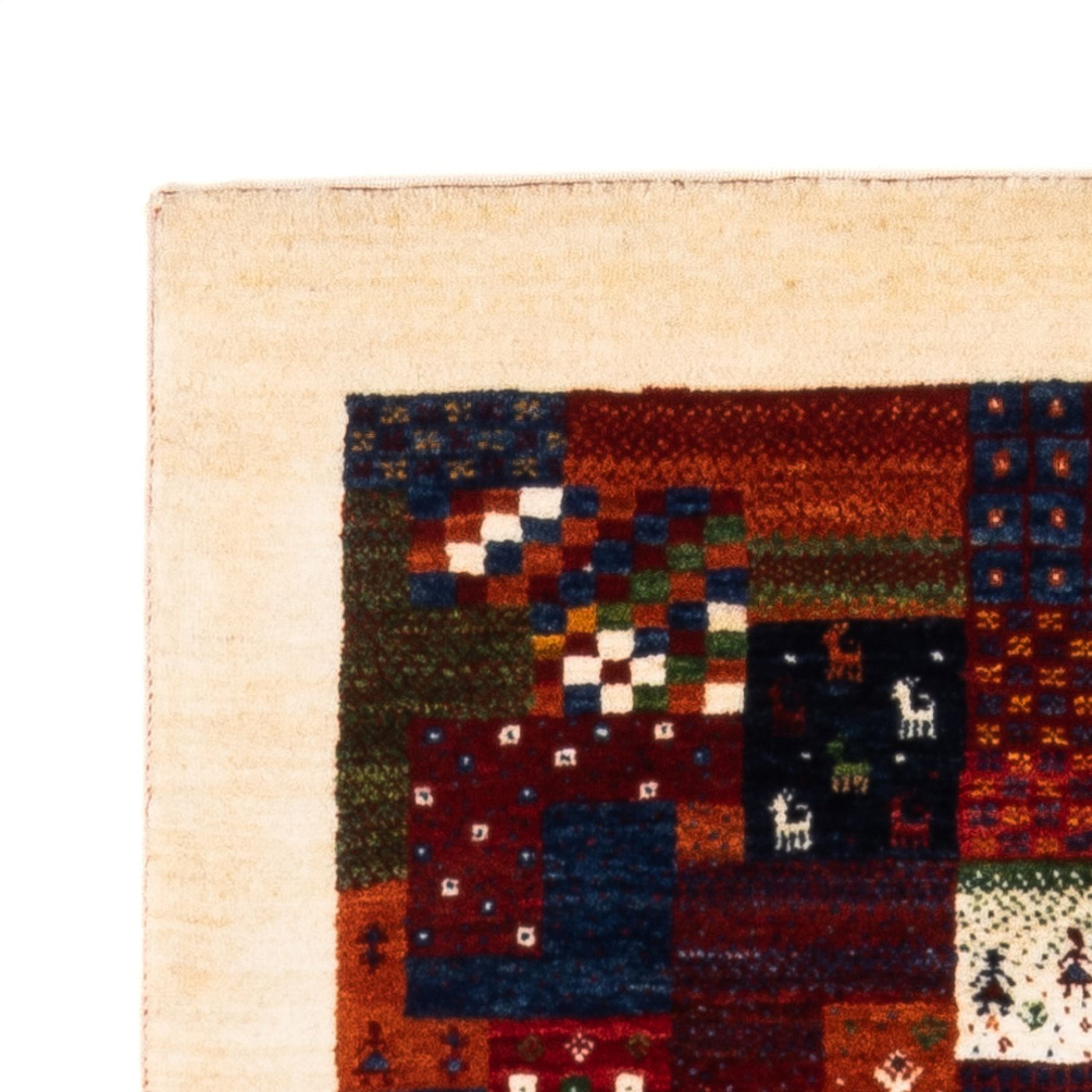 Loribaft Teppe 134x84cm - Perserteppich Wollteppich