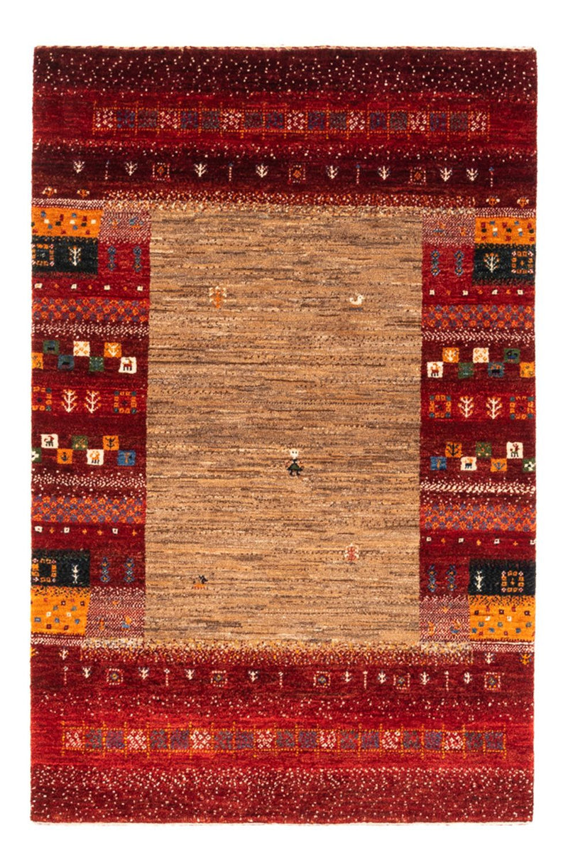 Loribaft Teppe 134x92cm - Perserteppich Wollteppich