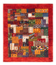Loribaft Teppe 123x110cm - Perserteppich Wollteppich