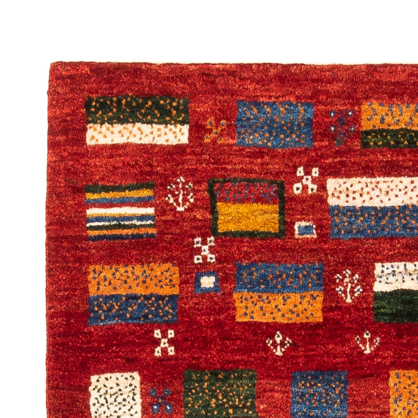 Loribaft Teppe 126x84cm - Perserteppich Wollteppich
