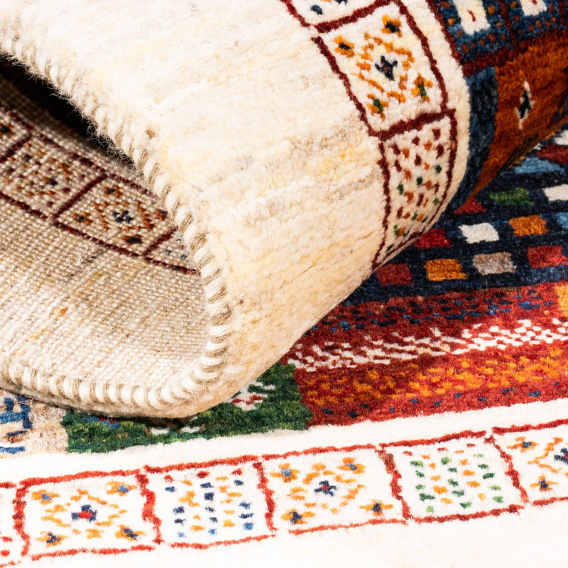Loribaft Teppe 125x82cm - Perserteppich Wollteppich