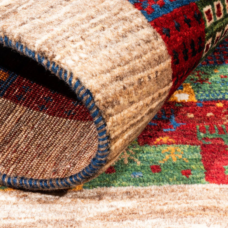 Loribaft Teppe 123x84cm - Perserteppich Wollteppich