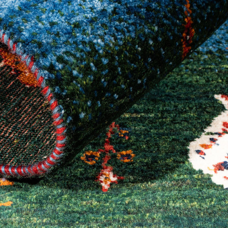 Loribaft Teppe 127x86cm - Perserteppich Wollteppich