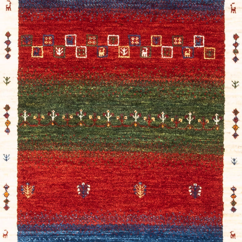 Loribaft Teppe 122x82cm - Perserteppich Wollteppich
