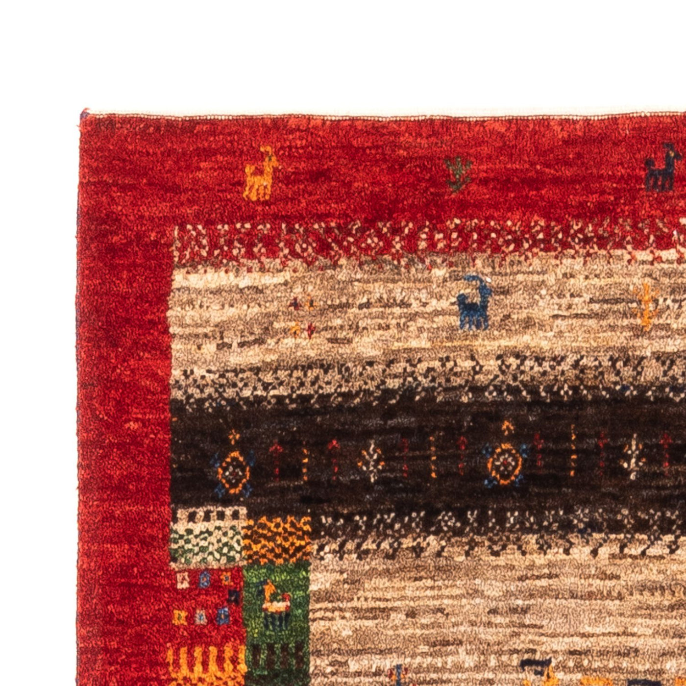 Loribaft Teppe 130x87cm - Perserteppich Wollteppich
