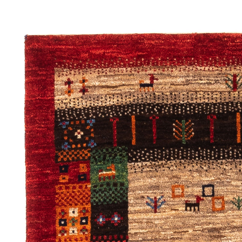 Loribaft Teppe 125x87cm - Perserteppich Wollteppich
