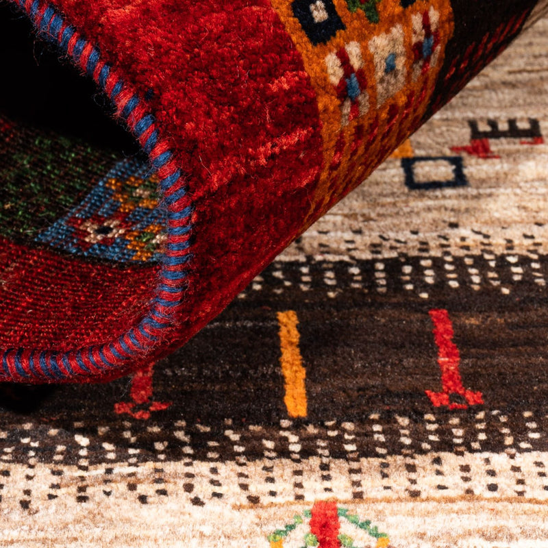 Loribaft Teppe 125x87cm - Perserteppich Wollteppich