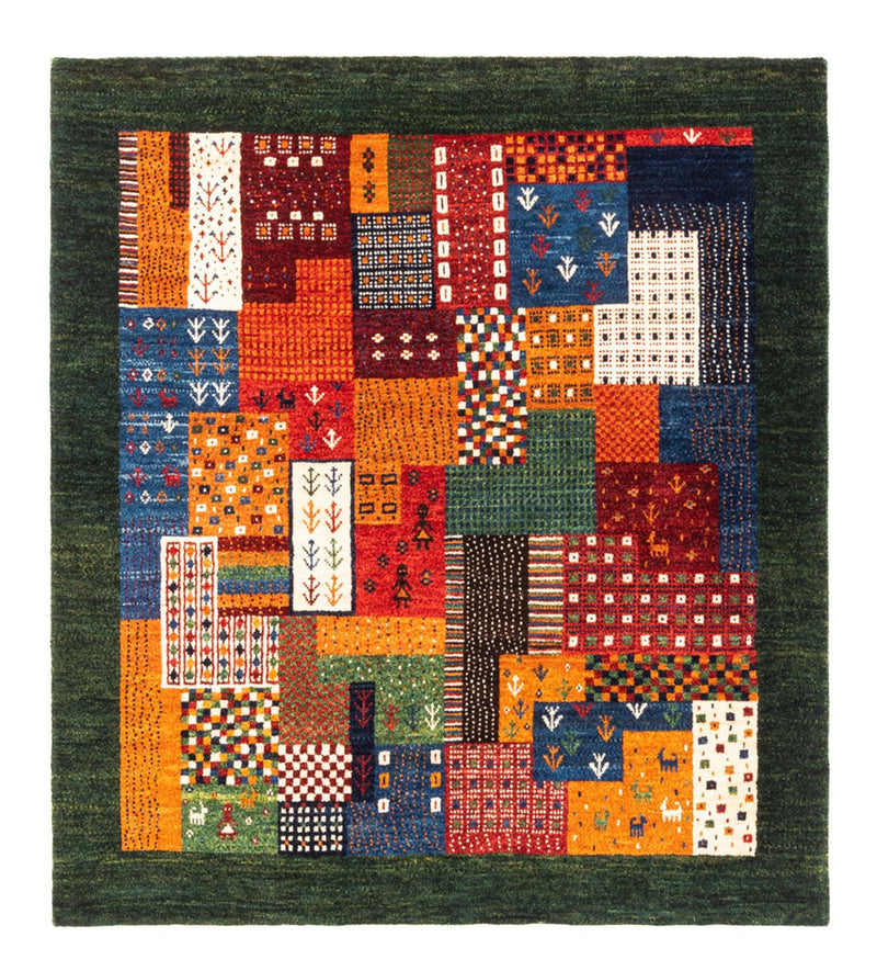 Loribaft Teppe 130x122cm - Perserteppich Wollteppich