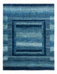 Gabbeh teppe - Loribaft persisk teppe - Royal - 198 x 158 cm - blå