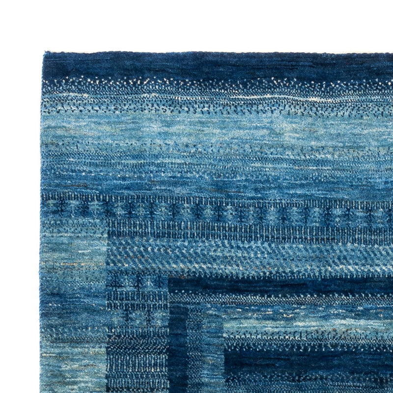 Gabbeh teppe - Loribaft persisk teppe - Royal - 198 x 158 cm - blå