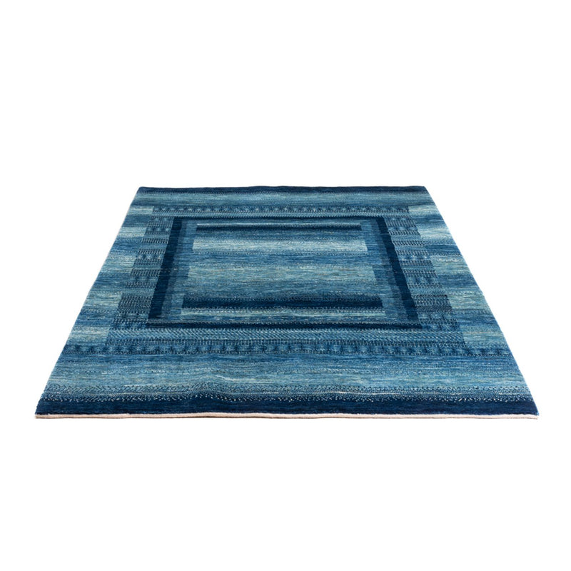 Gabbeh teppe - Loribaft persisk teppe - Royal - 198 x 158 cm - blå