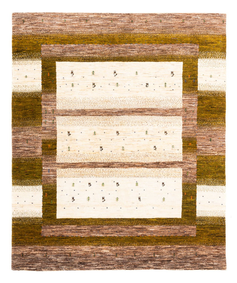 Loribaft Teppe 205x171cm - Perserteppich Wollteppich
